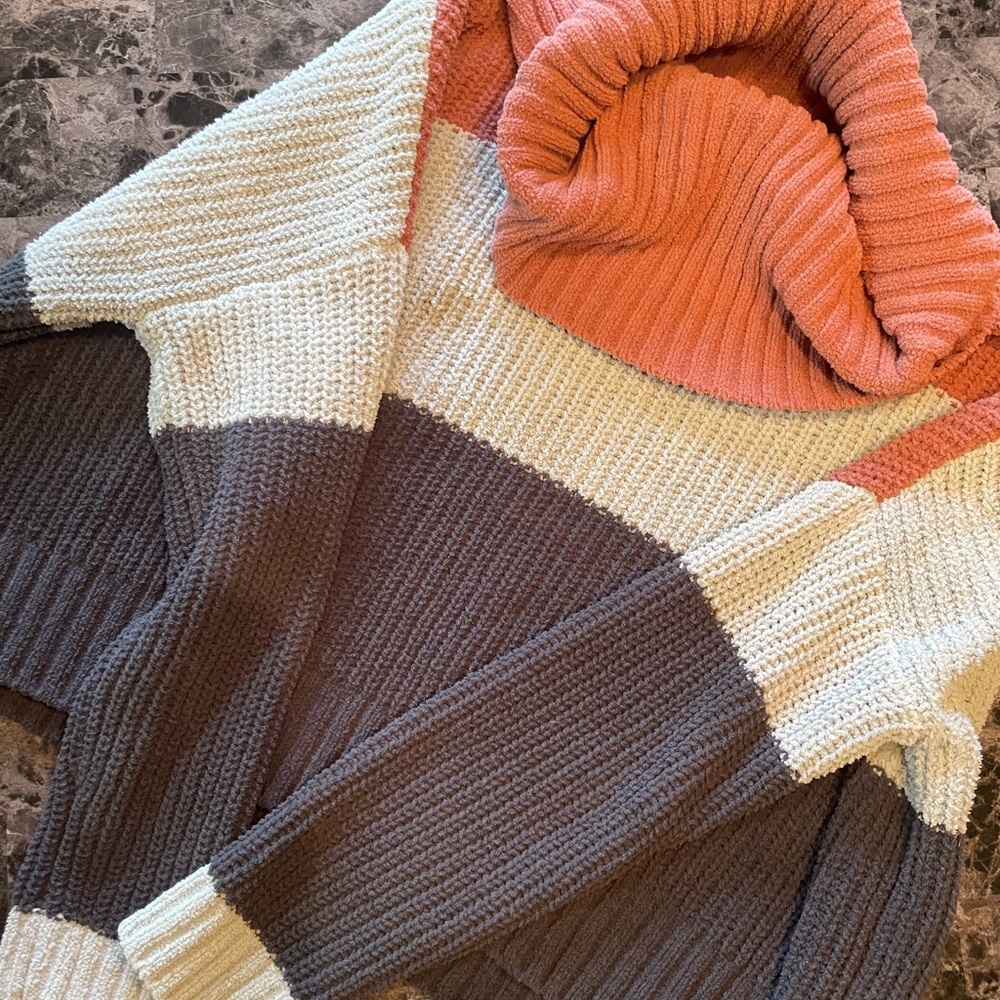Cowl neck sweater